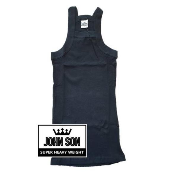 Men's G-unit Tank Top [JOHN SON] Muscle Square Cut Super Heavy Weight [ Single ] - Picture 1 of 3